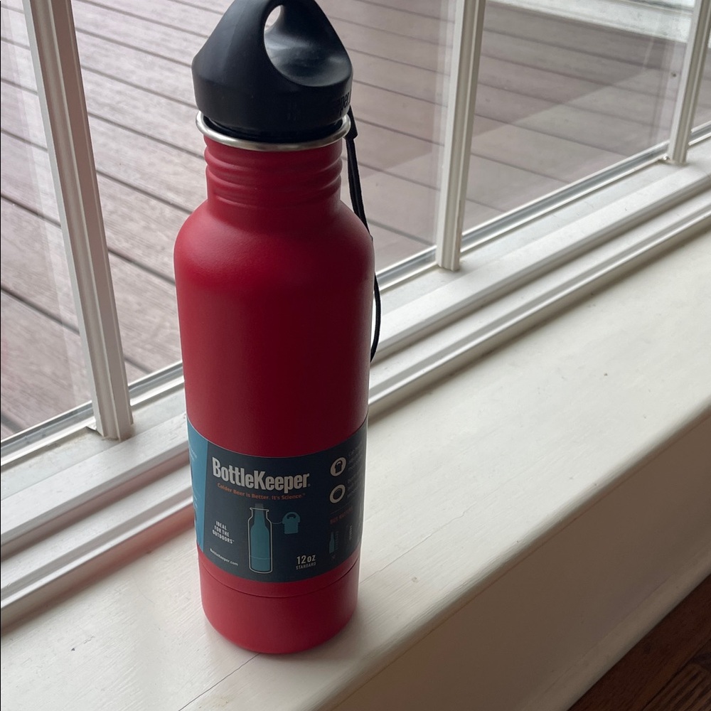 BottleKeeper Insulated Stainless Bottle - Red new